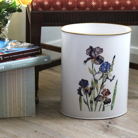 Oval Waste Paper Bin: Iris