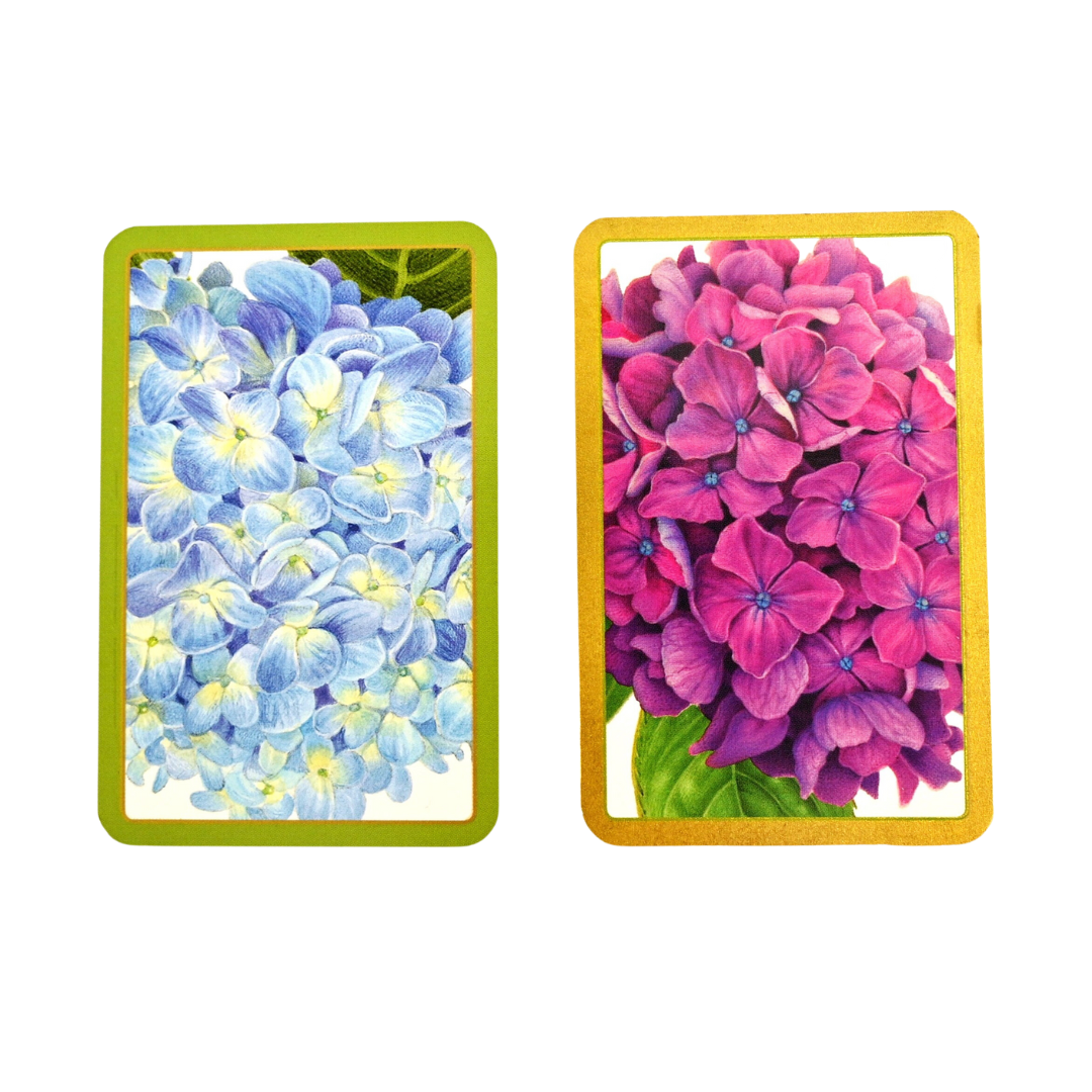 Playing Cards - Hydrangeas