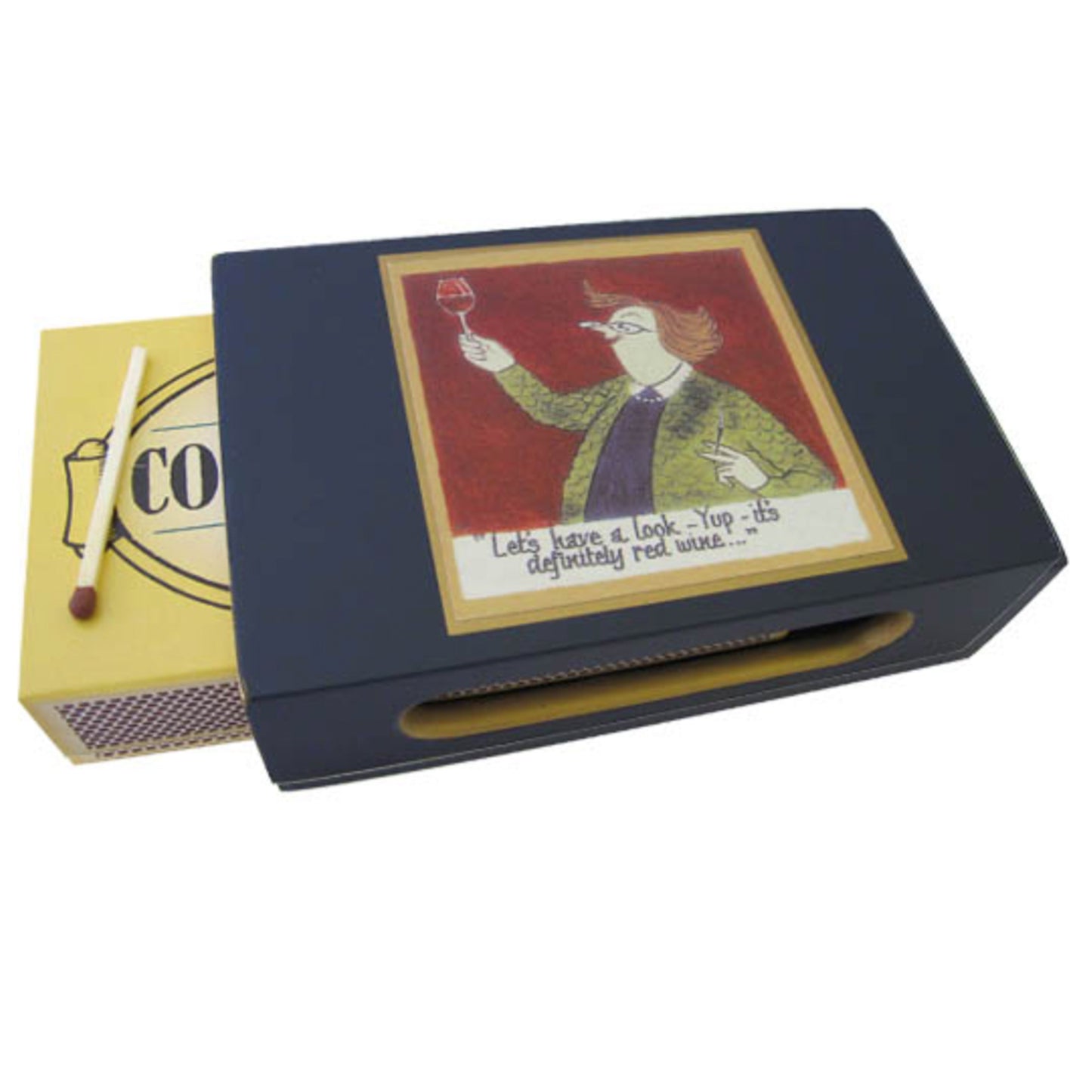 Matchbox Holder: 'Lets have a look'