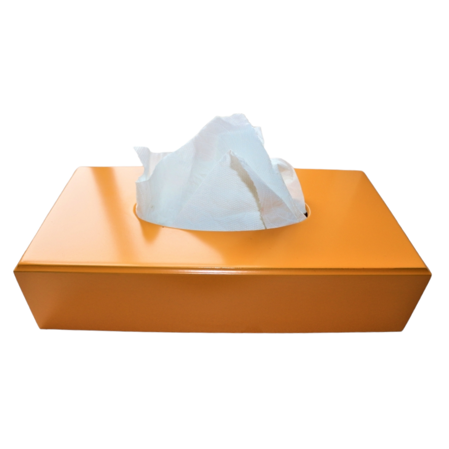 Rectangular Tissue Box Cover: Tangerine