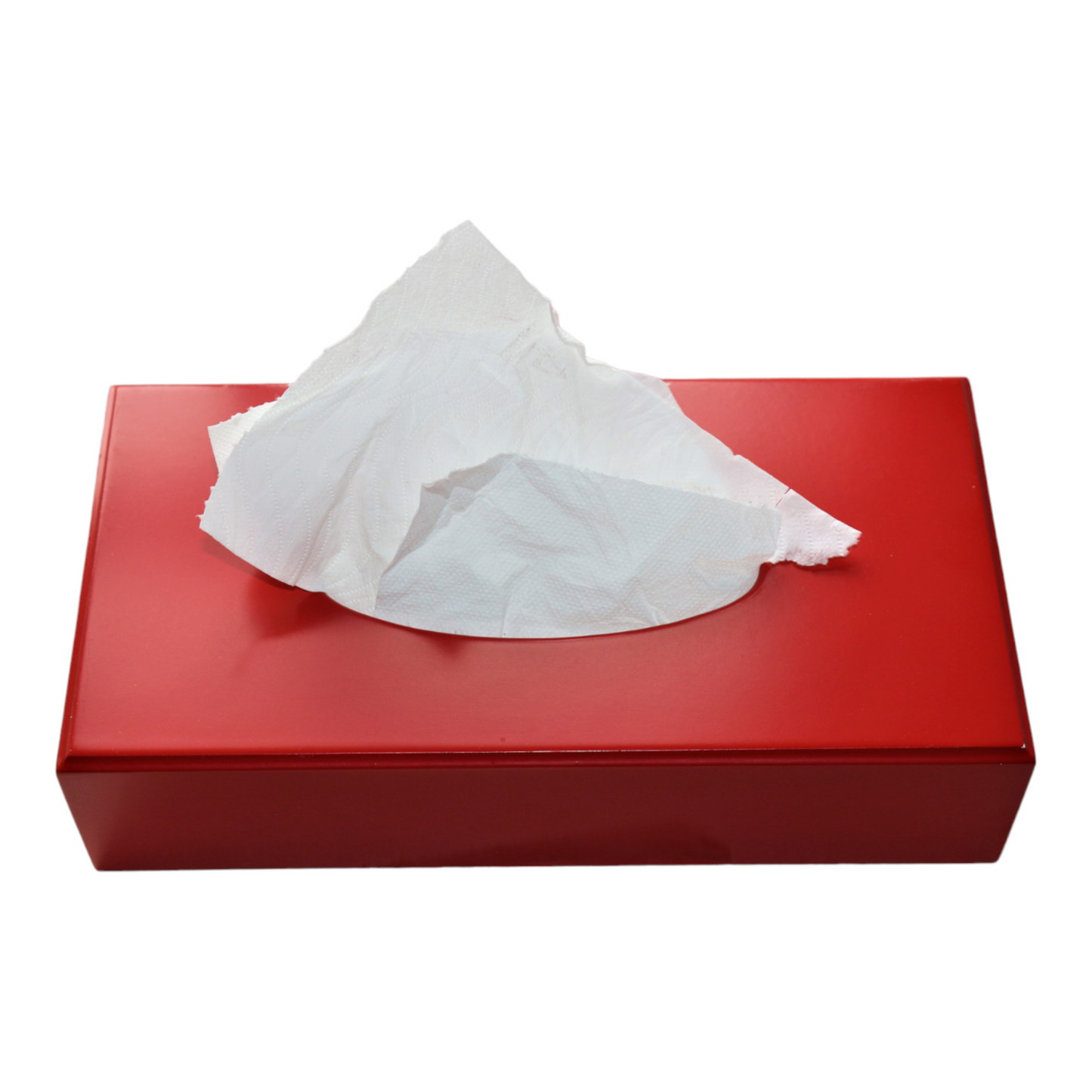 Rectangular Tissue Box: Scarlet