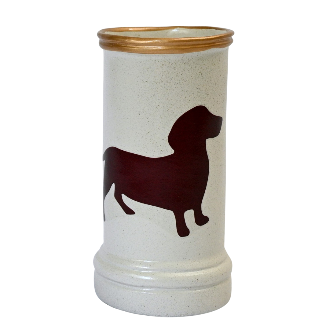 Spill Vase: Dachshund