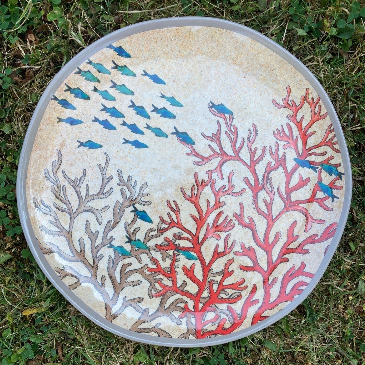 Melamine Dinner Plates - Sealife (pair)