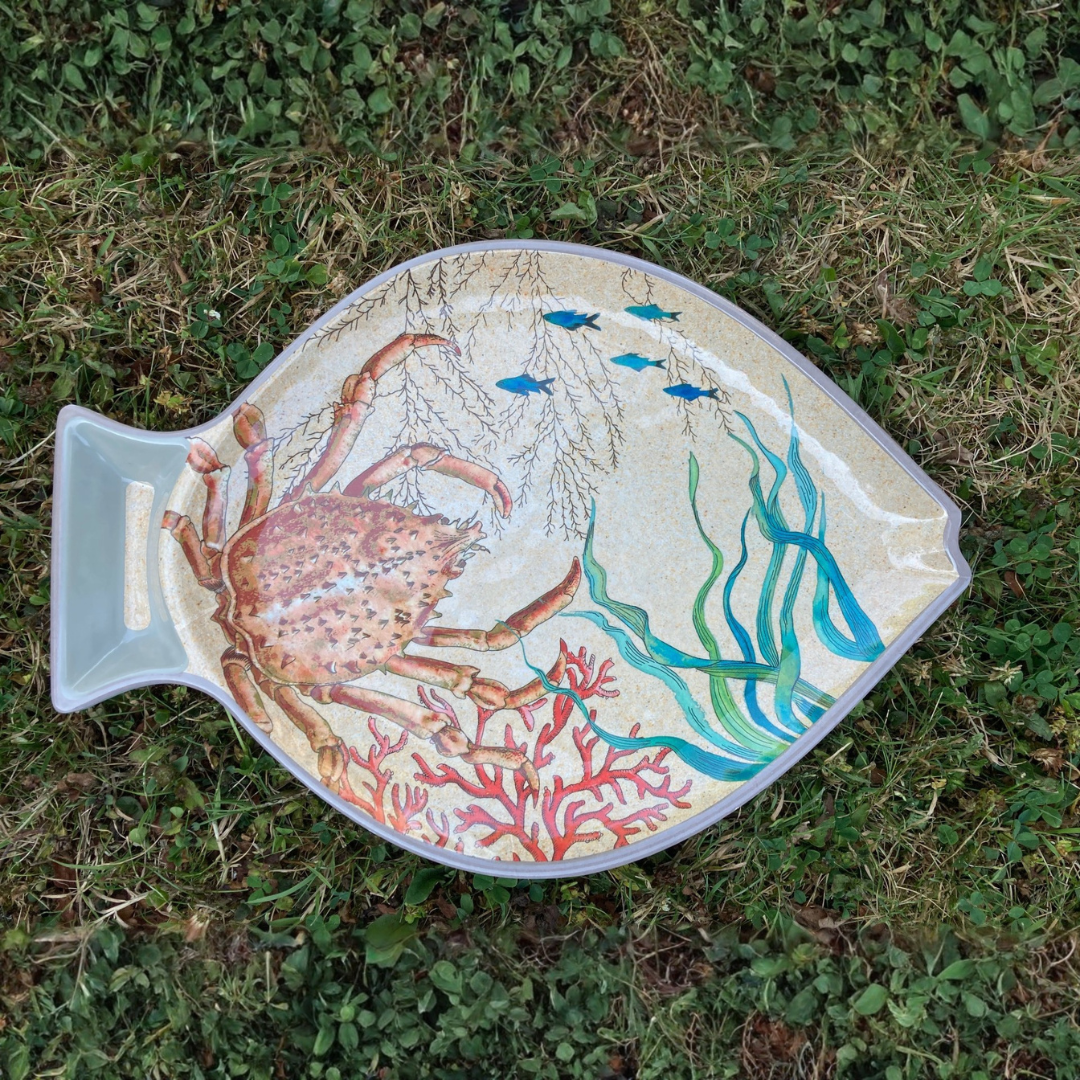 Melamine Fish Plates - Sealife (pair)