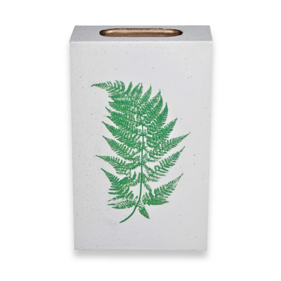 Standard Wooden Matchbox Cover with Matches: Fern