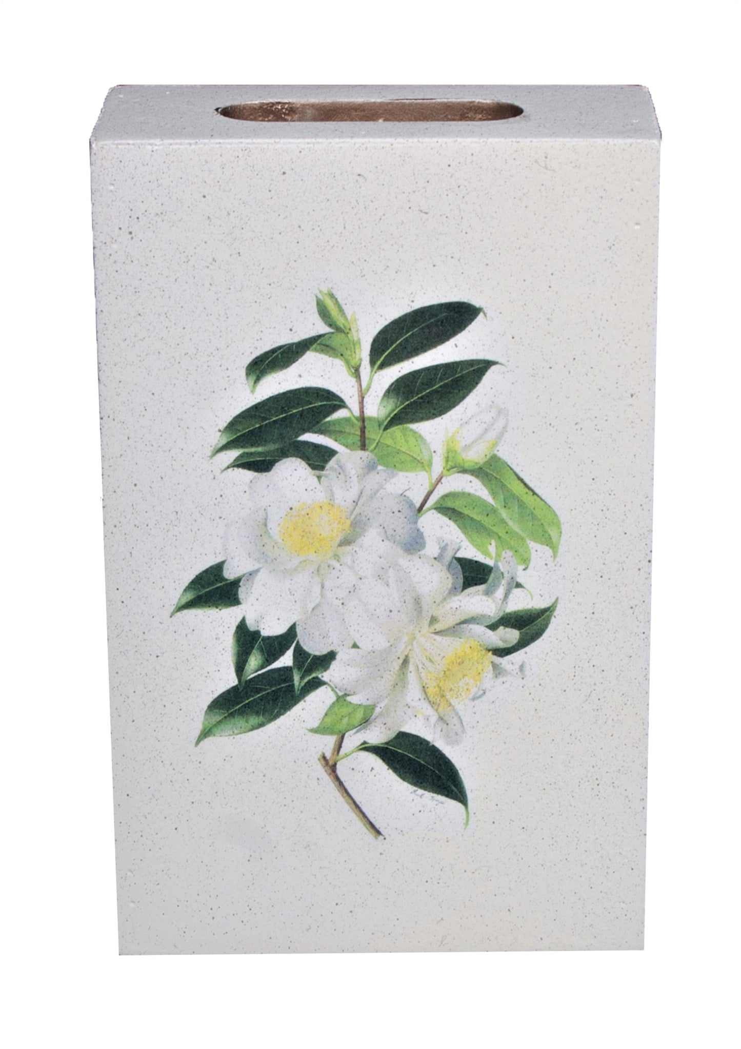 camellia matchbox cover