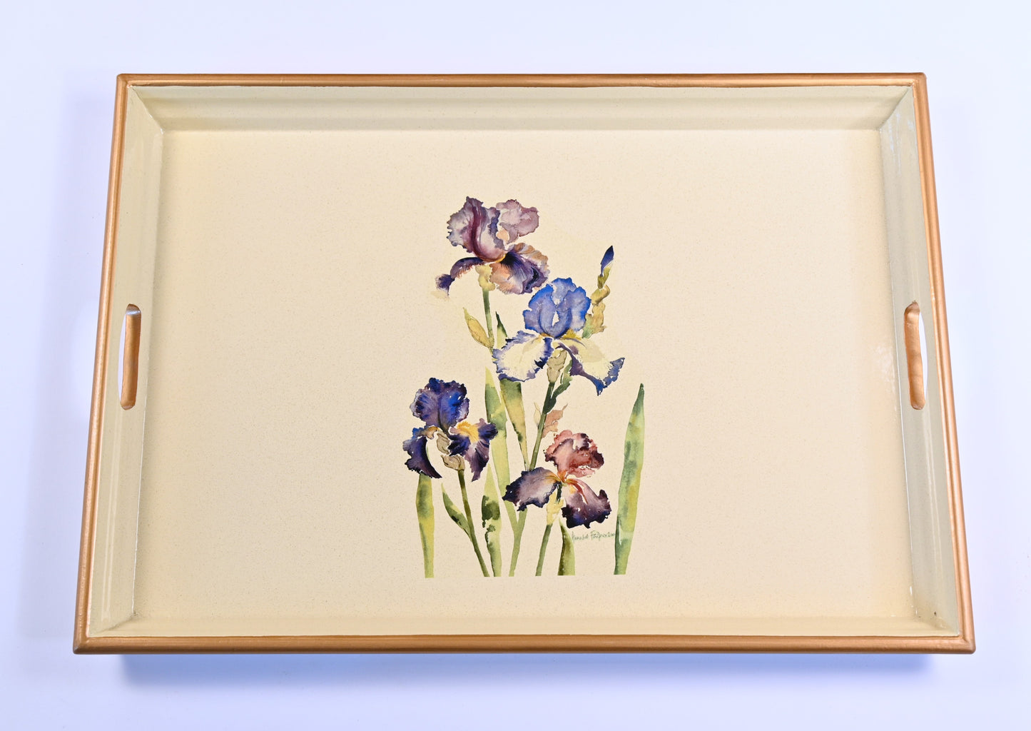 Large Rectangular Tray:   Iris