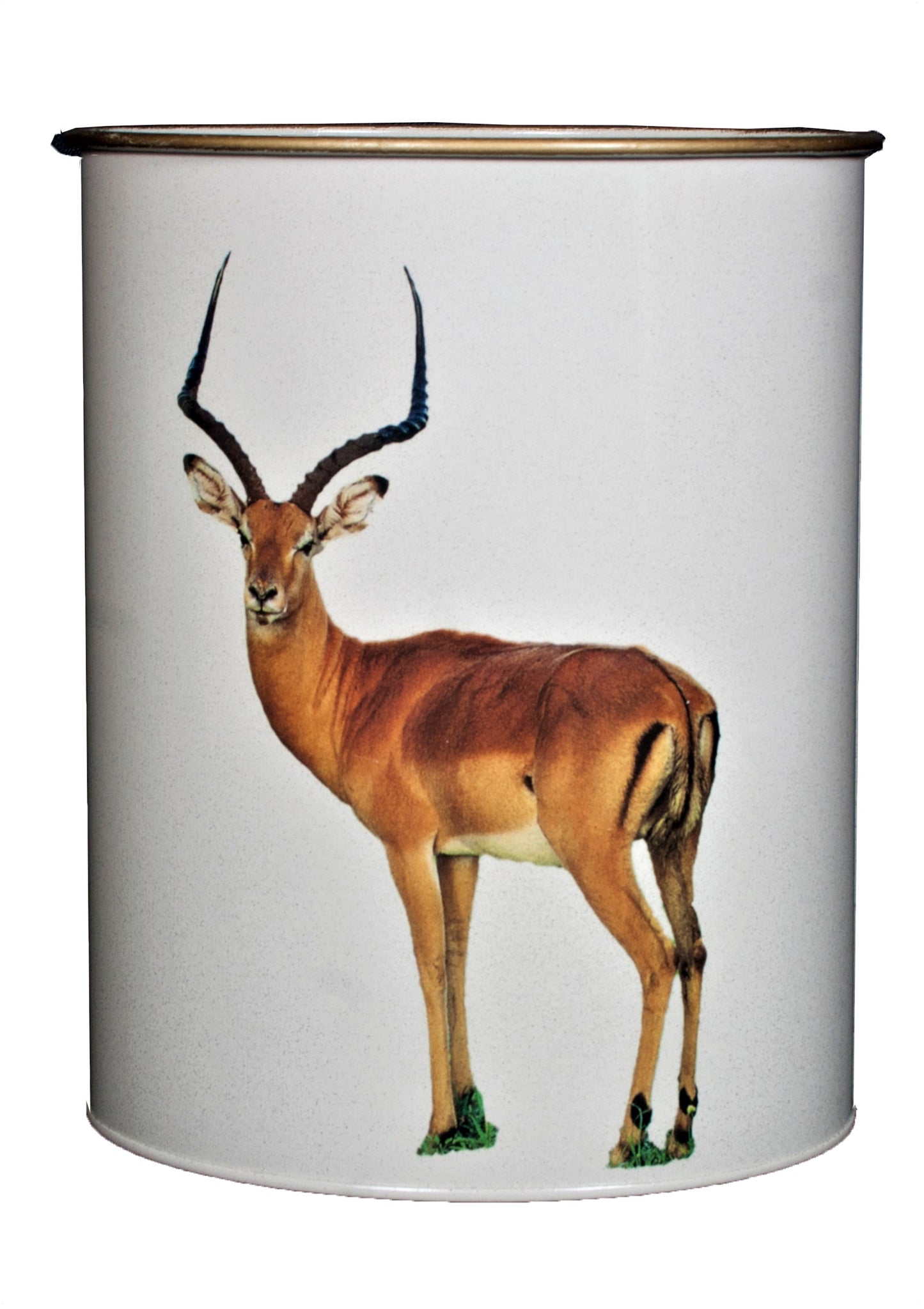 Oval Waste Paper Bin: Impala