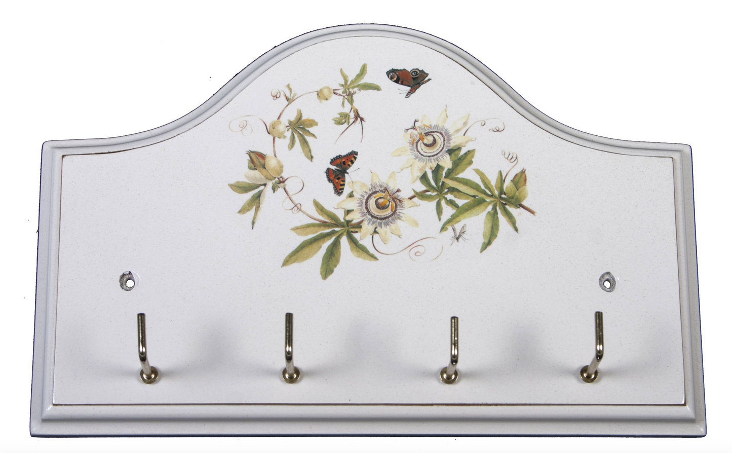 Key/Dog Lead Holder: Passion Flower