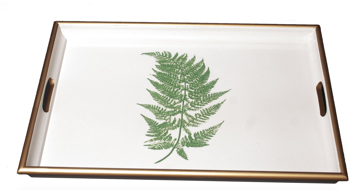 Large Rectangular Tray: Fern