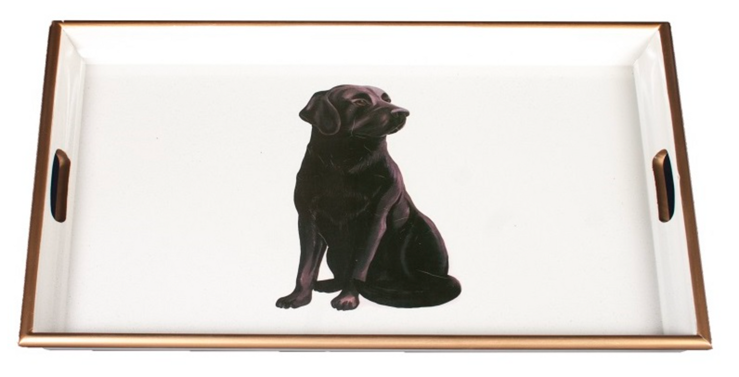 Large Rectangular Tray:  Labrador