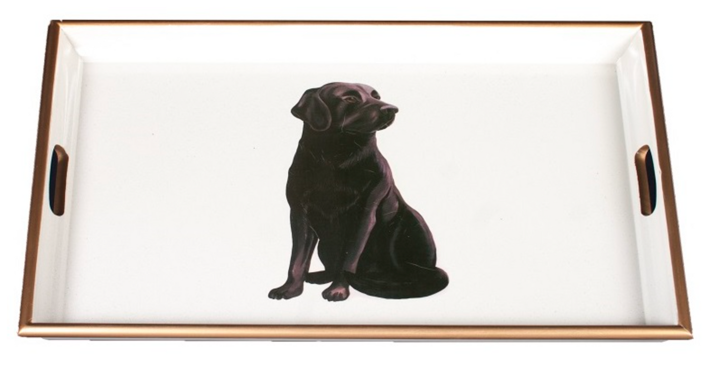 Large Rectangular Tray: Labrador