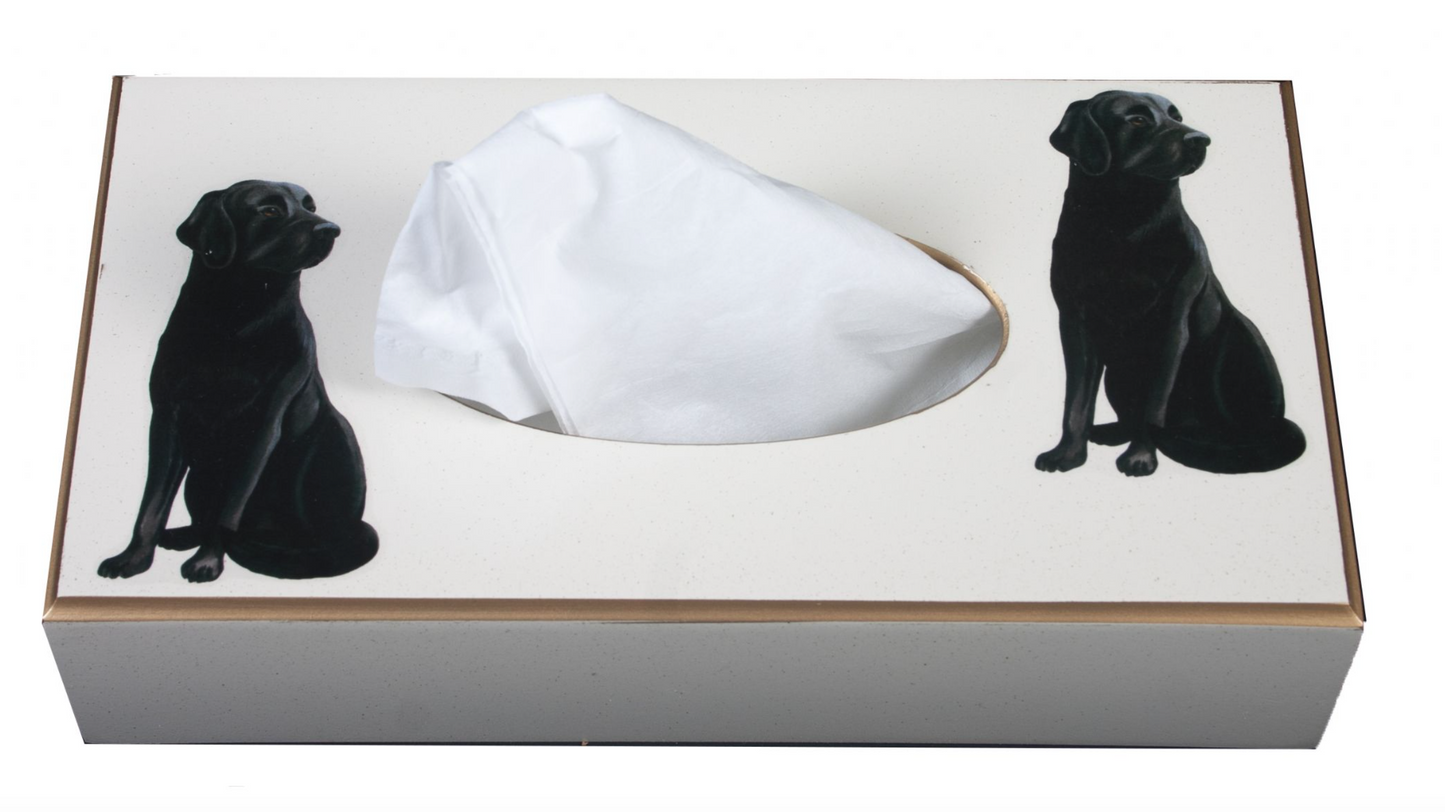 Rectangular Tissue Box cover: Labrador