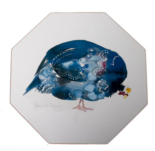 Octagonal Tablemats Set of 4 (boxed): Guinea Fowl