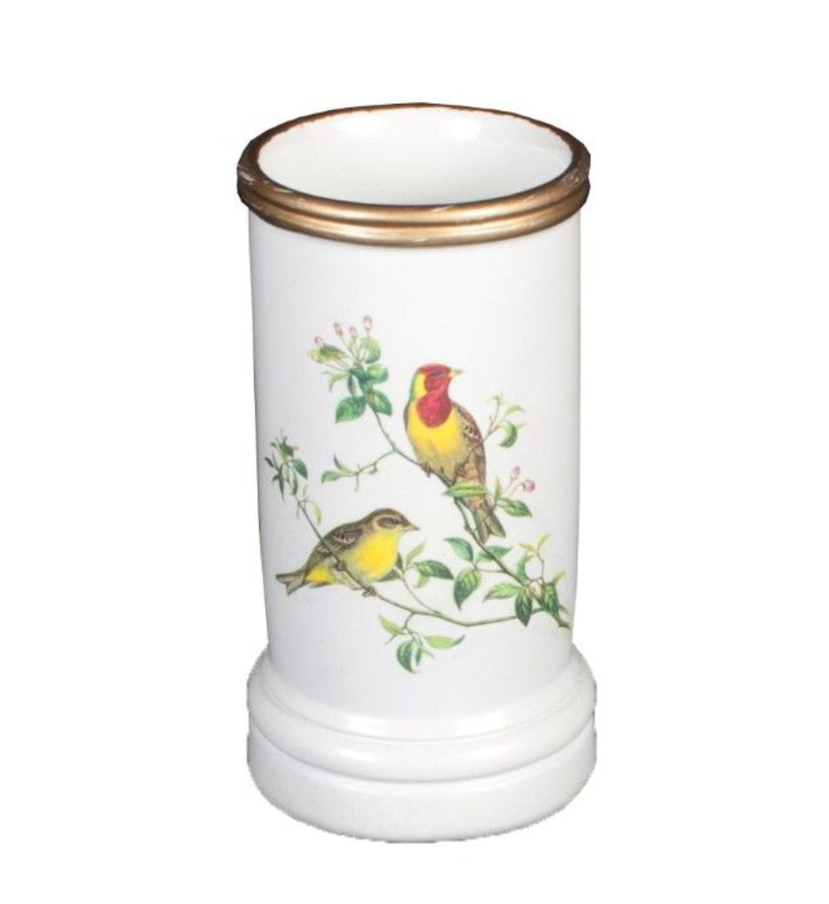 Spill Vase: Oriental Songbirds