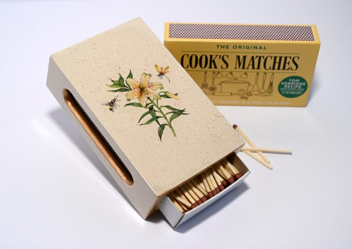japanese lily matchbox cover lifestyle another angle