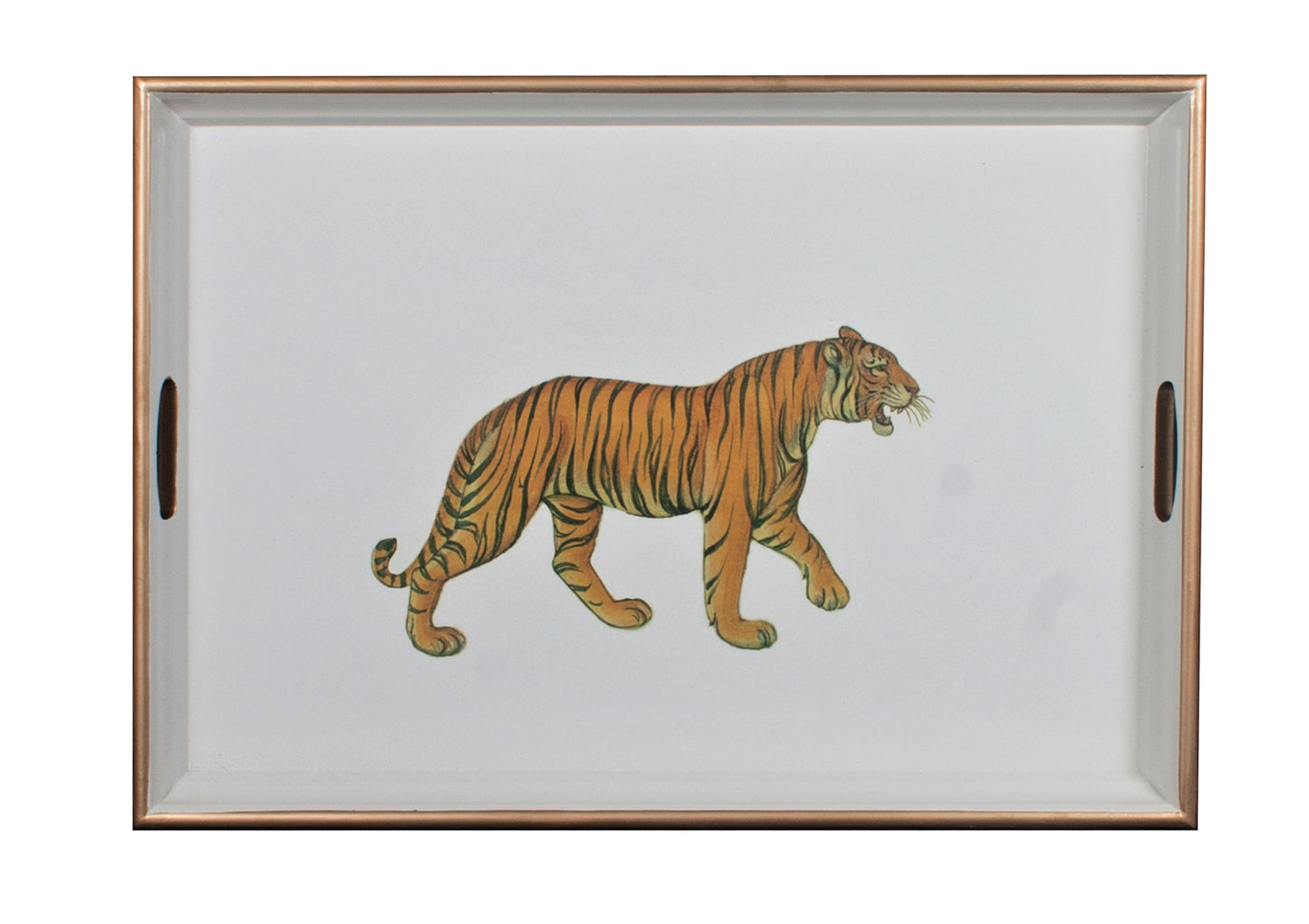 Large Rectangular Tray:  Tiger