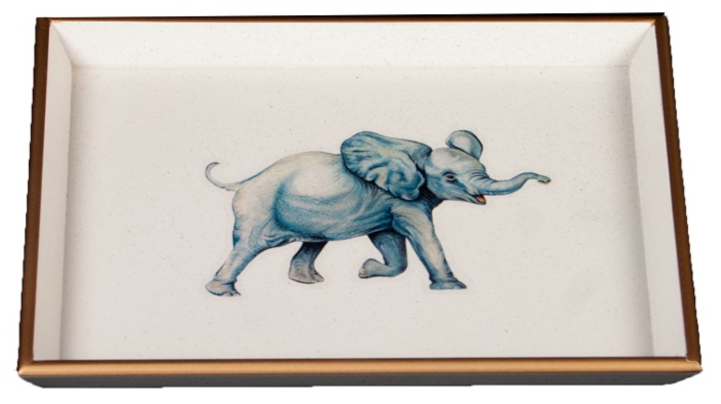 Vanity Tray: Elephant