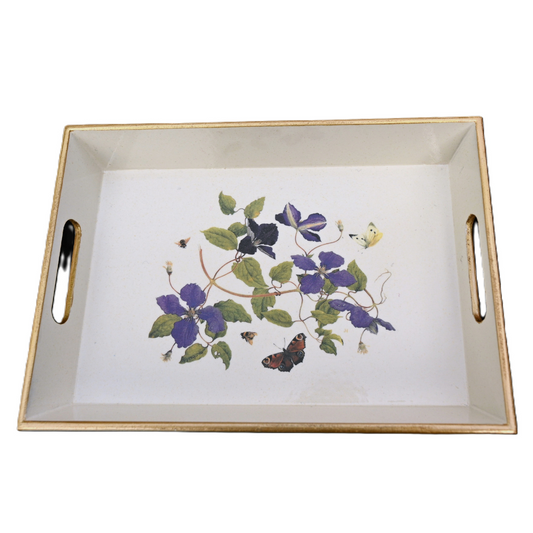 Drinks Tray, Clematis