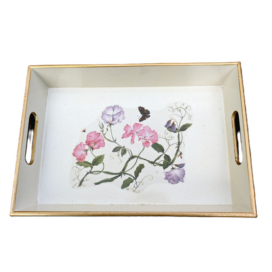 Drinks Tray, Sweet Pea