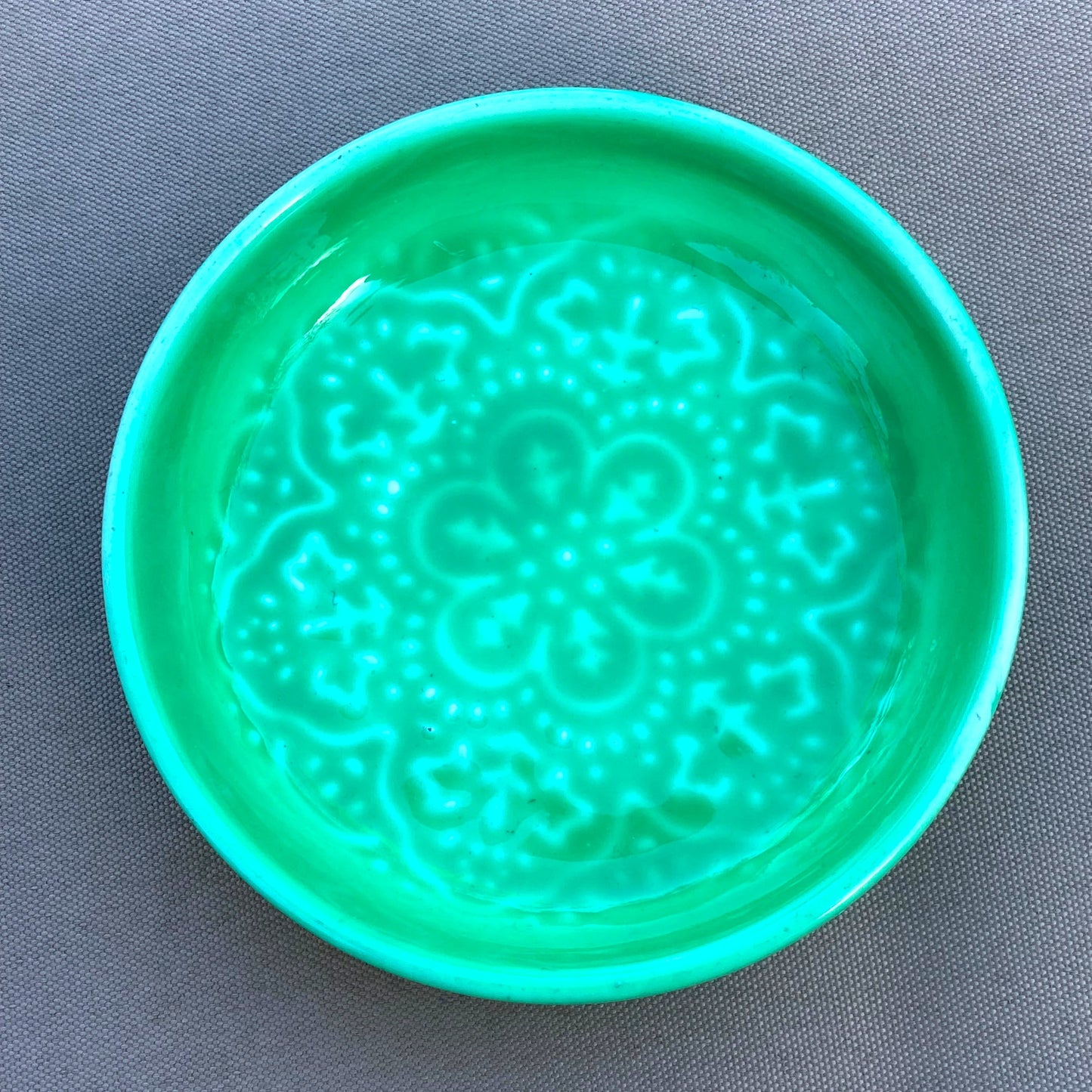 Enamel Trinket Dish - Light Green