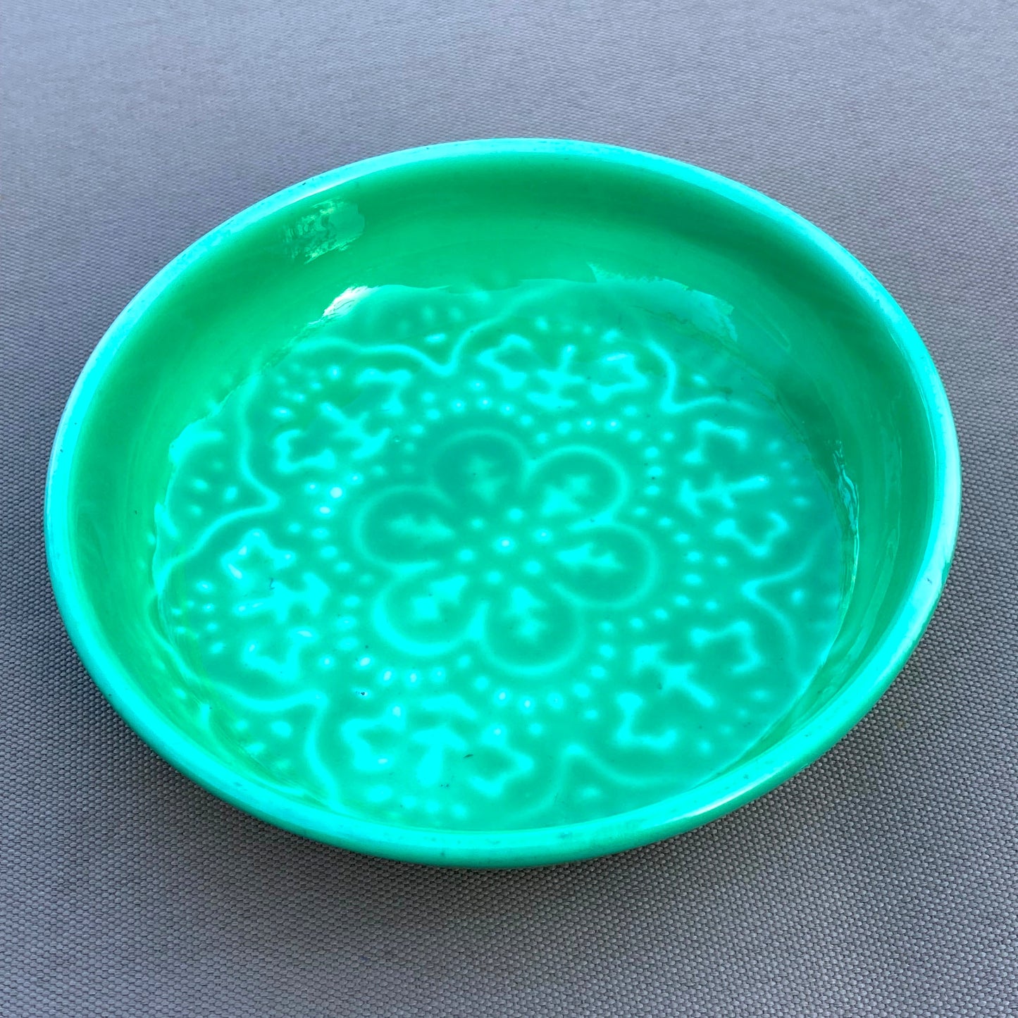 Enamel Trinket Dish - Light Green