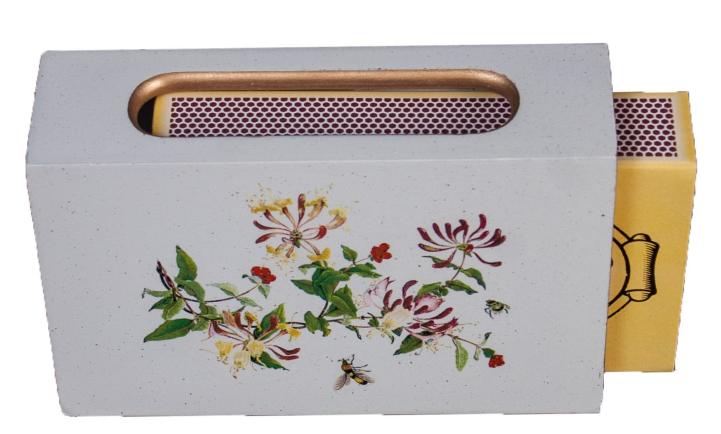 Standard Wooden Matchbox Cover with Matches: Honeysuckle