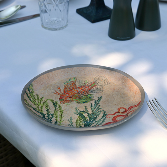 Melamine Side Plates - Sealife (pair)