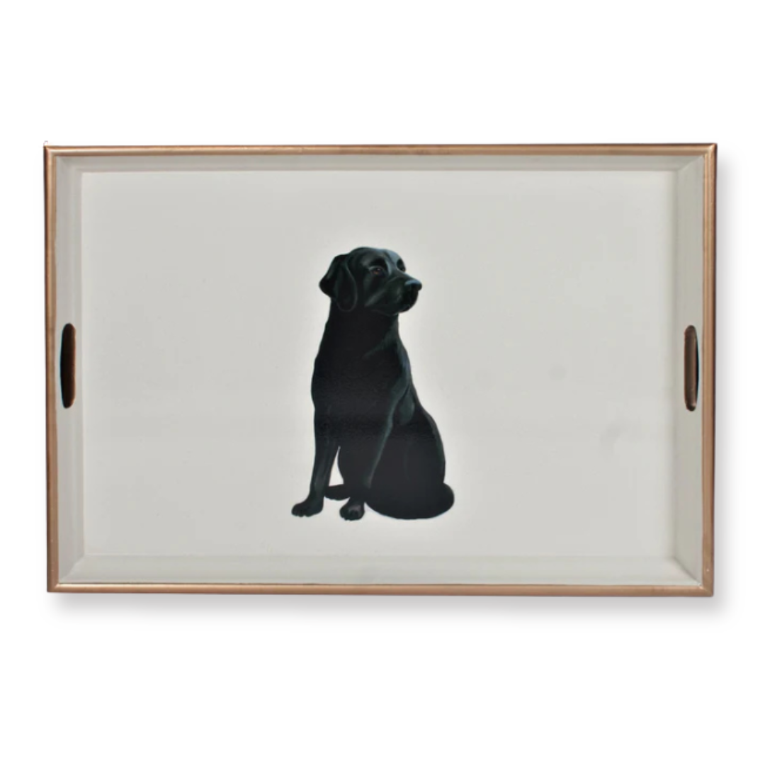 Large Rectangular Tray:  Labrador