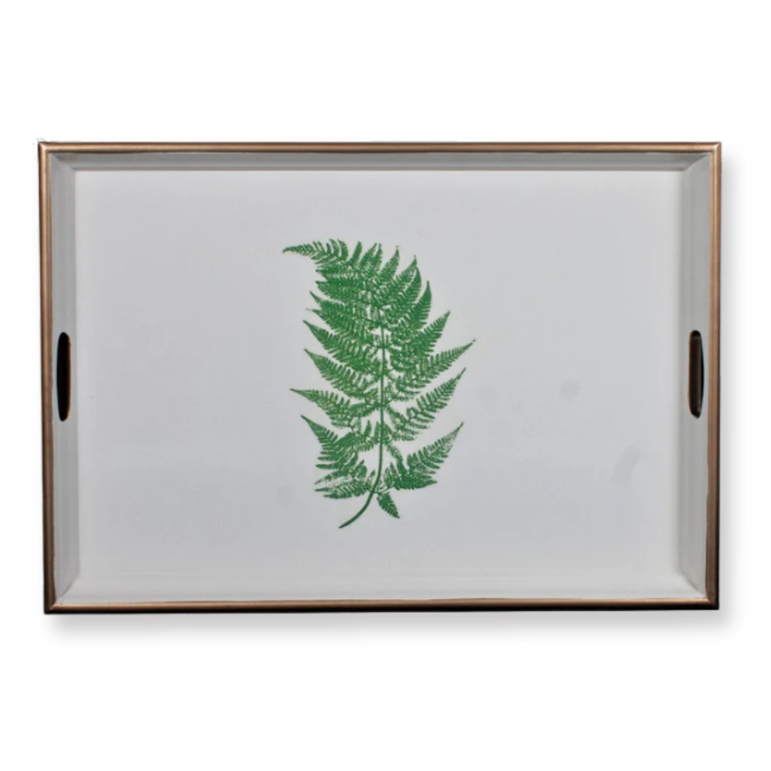Large Rectangular Tray: Fern