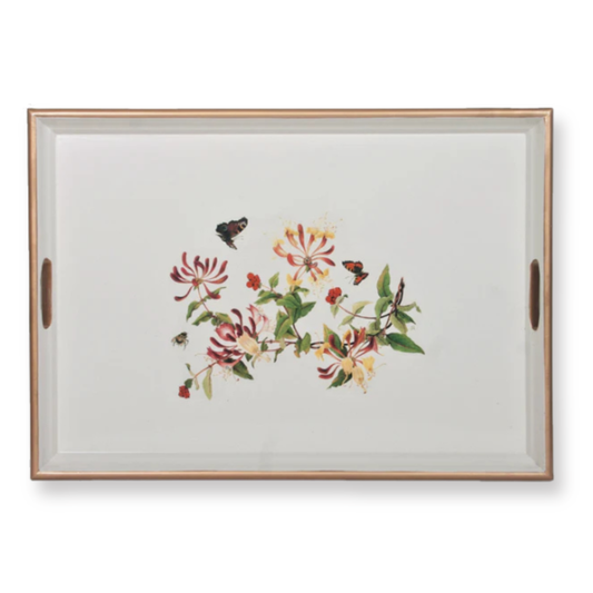 Large Rectangular Tray: Honeysuckle