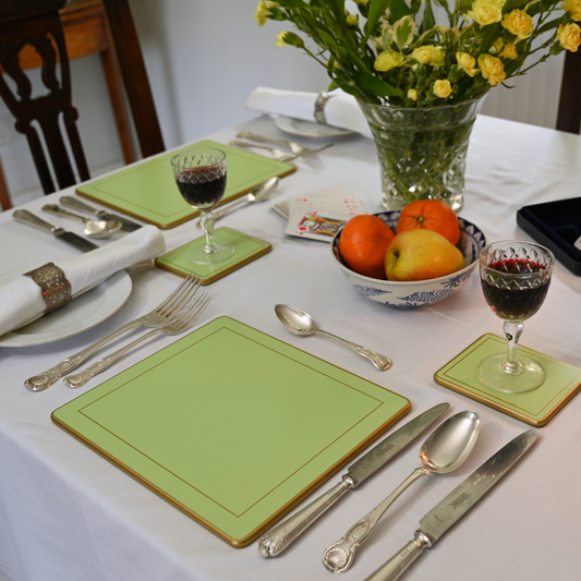 Placemats: Lime Green (set of 4)