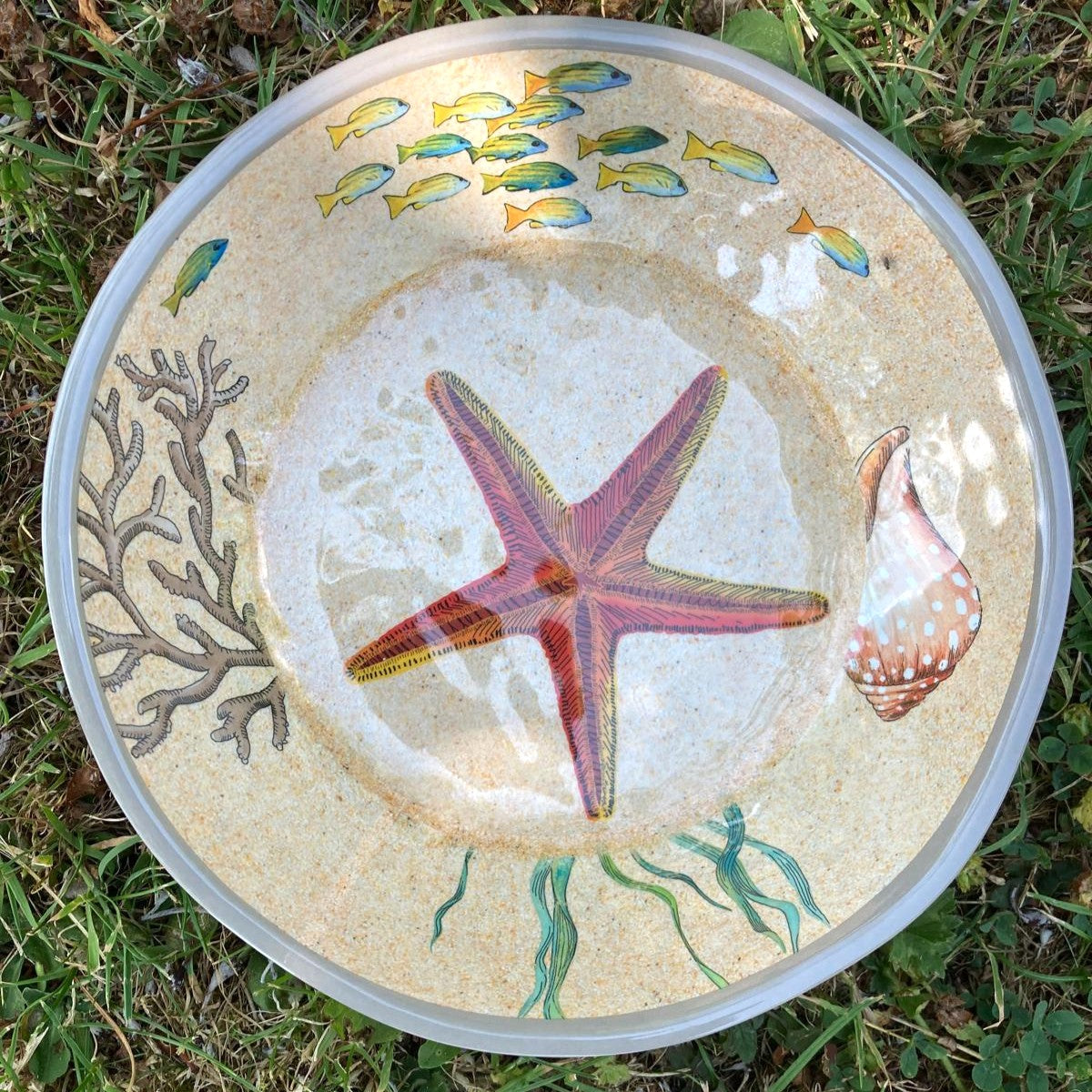 Melamine Soup/Cereal Bowls - Starfish (pair)