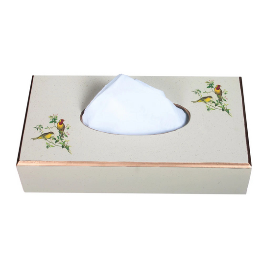 Rectangular Tissue Box: Oriental Songbirds