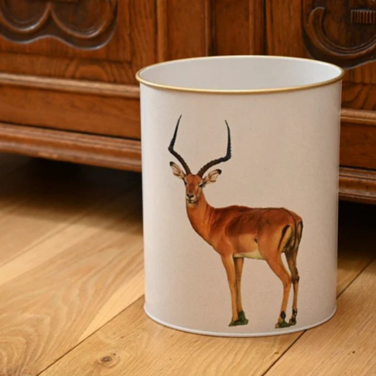 Oval Waste Paper Bin: Impala