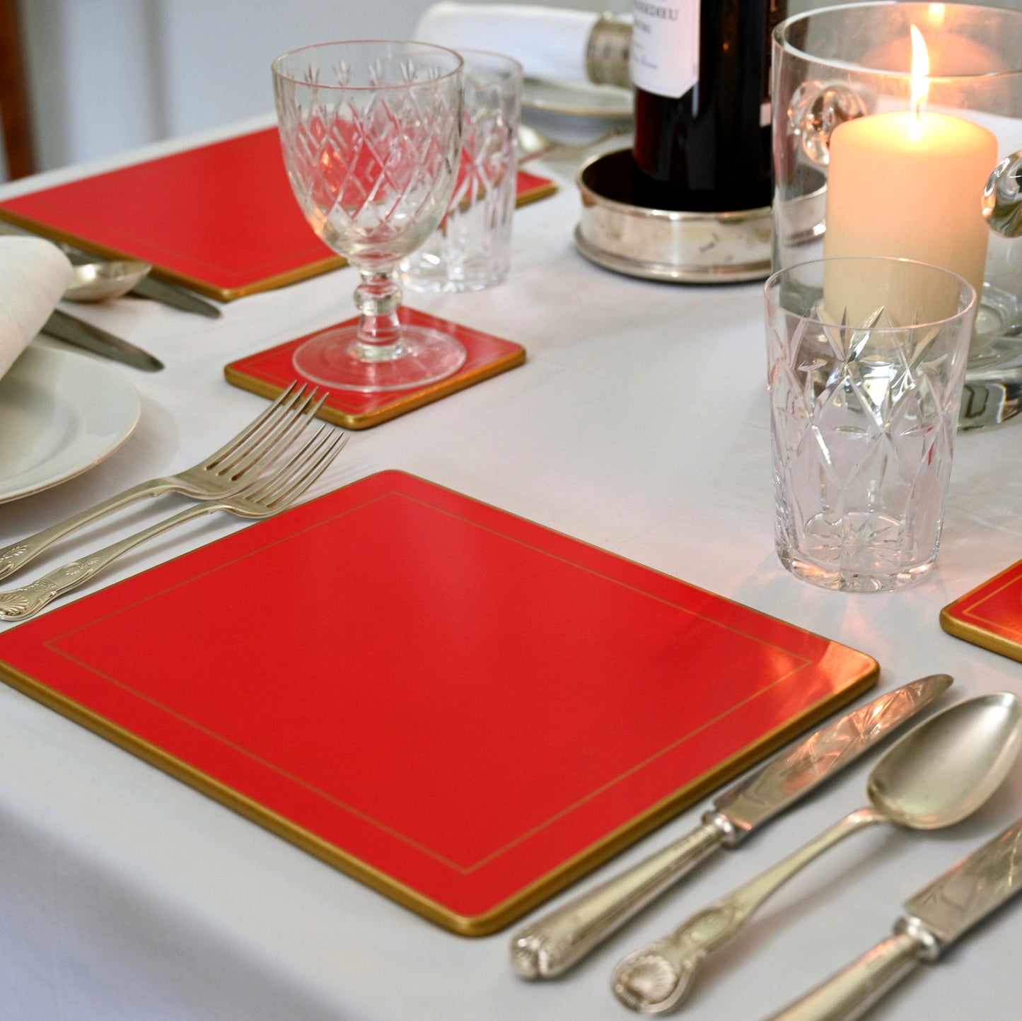 Placemats: Scarlet (set of 4)