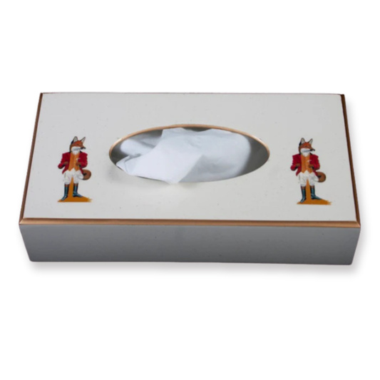 Rectangular Tissue Box: Fox