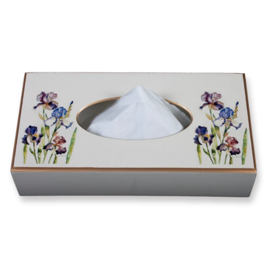 Rectangular Tissue Box: Iris