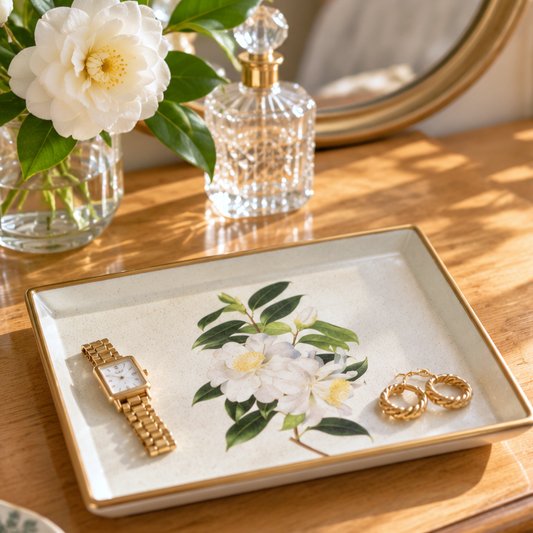 Vanity Tray: Camellia