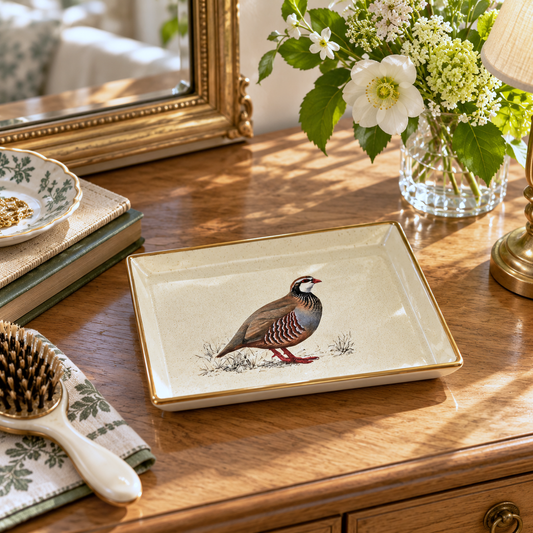 Vanity Tray: Partridge