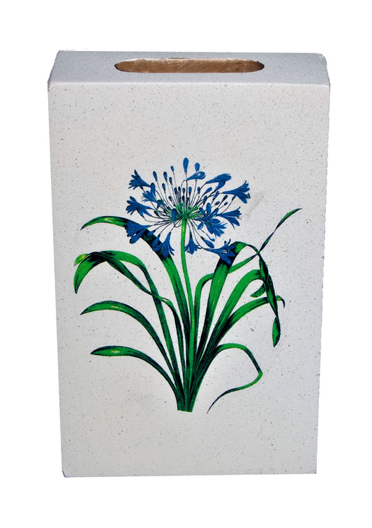 Standard Wooden Matchbox Cover with Matches: Agapanthus