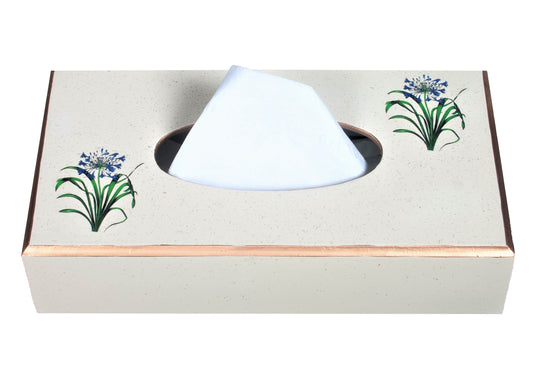 Rectangular Tissue Box:  Agapathus