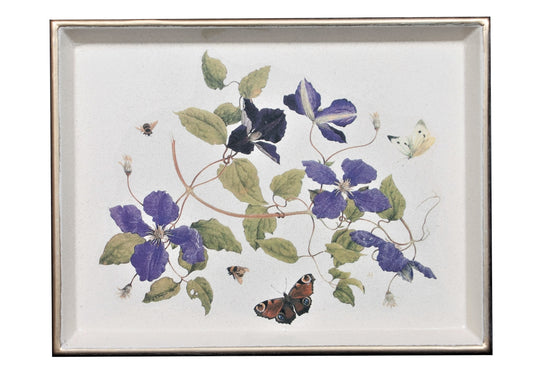Vanity Tray: Clematis