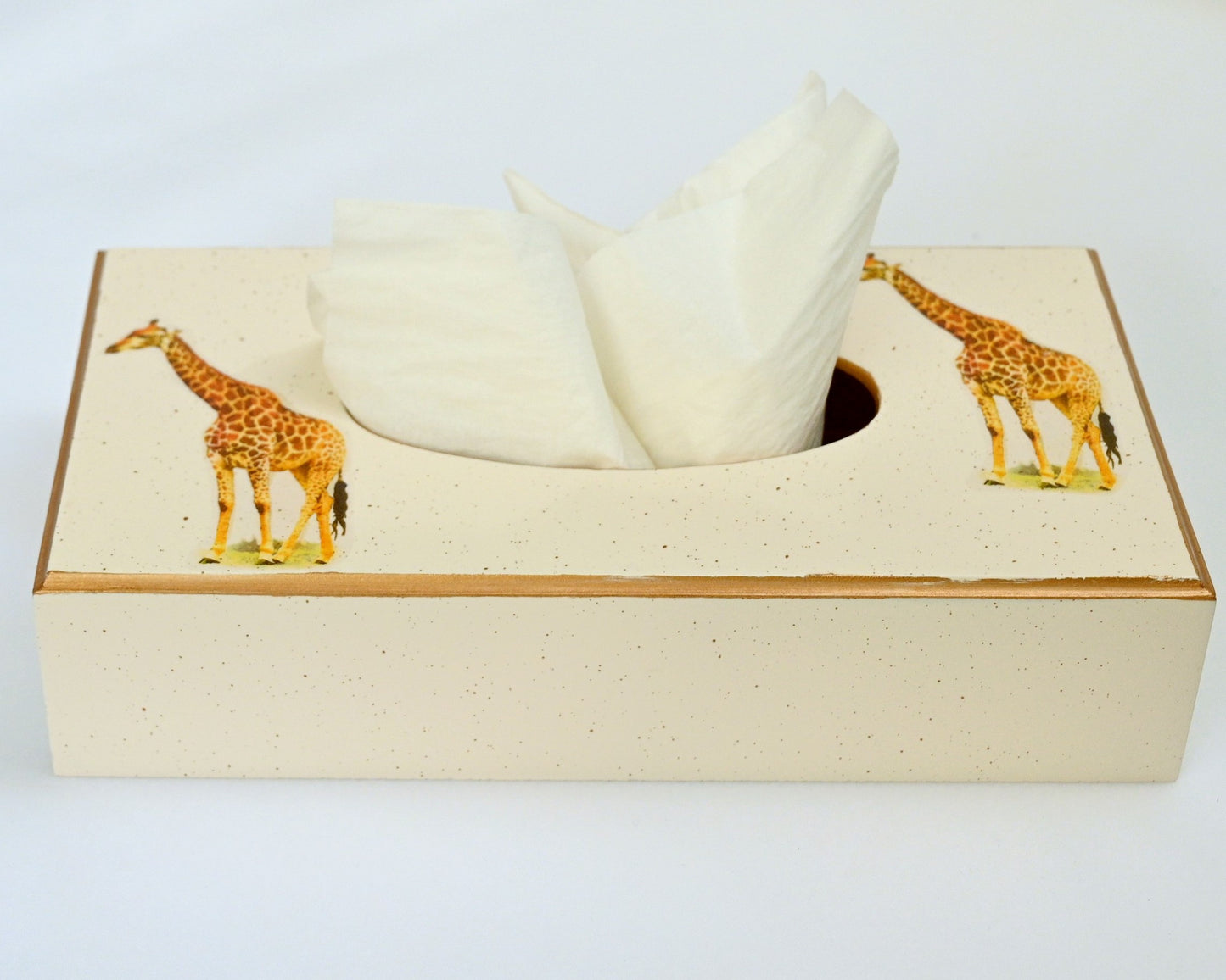 Rectangular Tissue Box: Giraffe