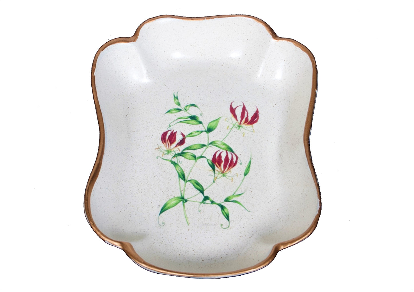 Trinket Dish: Flame Lily