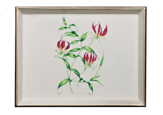 Vanity Tray: Flame Lily