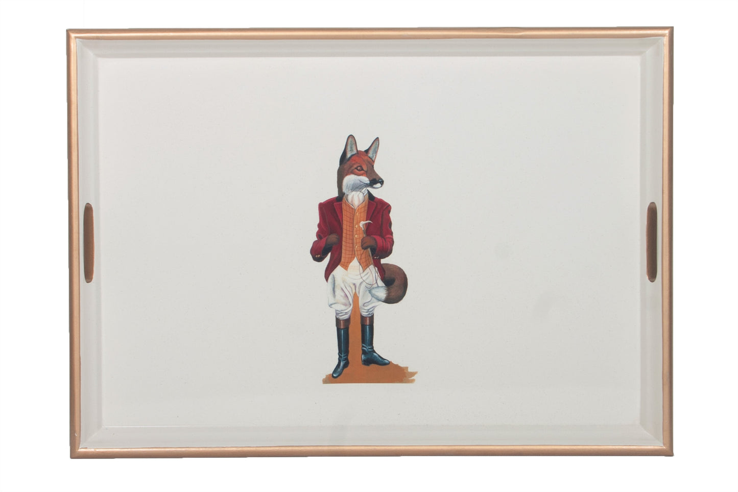 Large Rectangular Tray: Fox