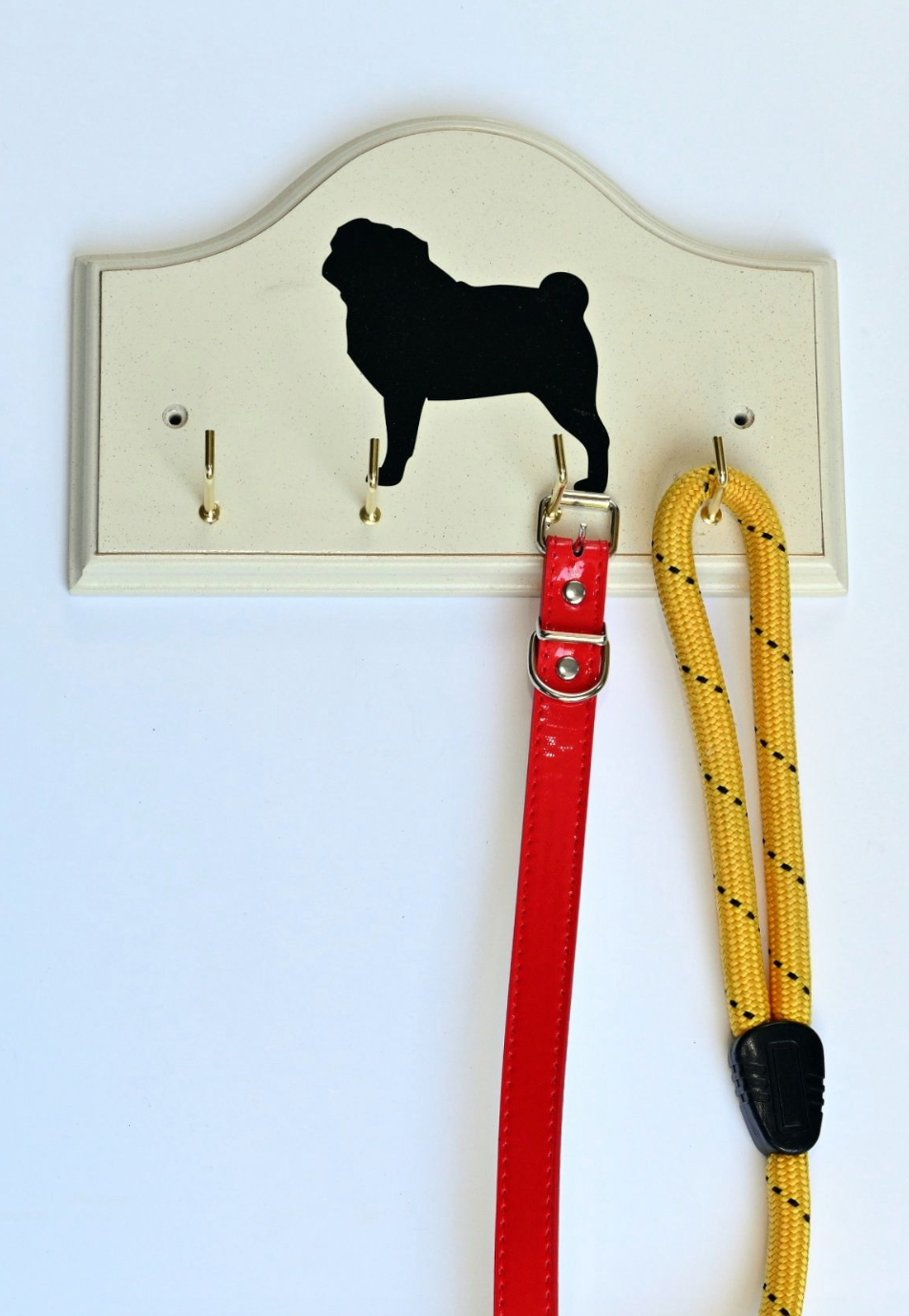 Key/Dog Lead Holder:  Pug