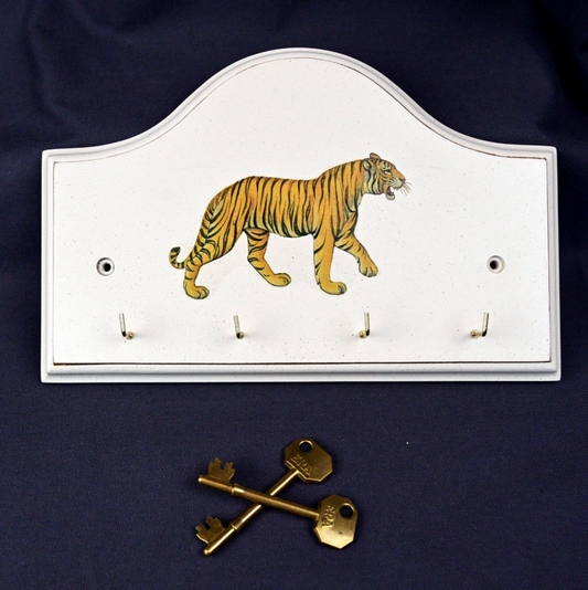 Key/Dog Lead Holder:  Tiger