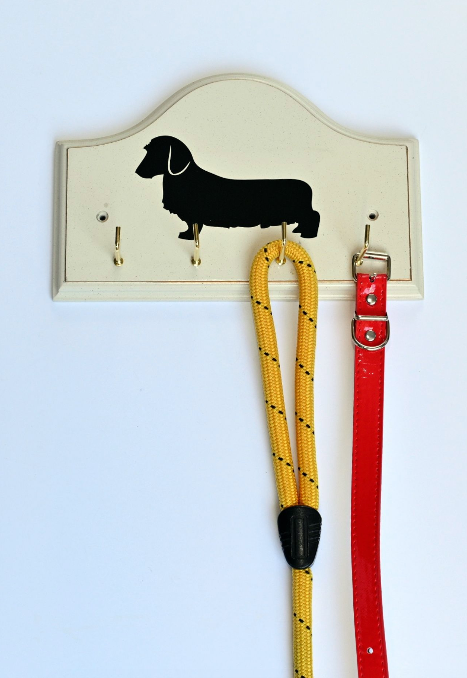Key/Dog Lead Holder:  Dachshund